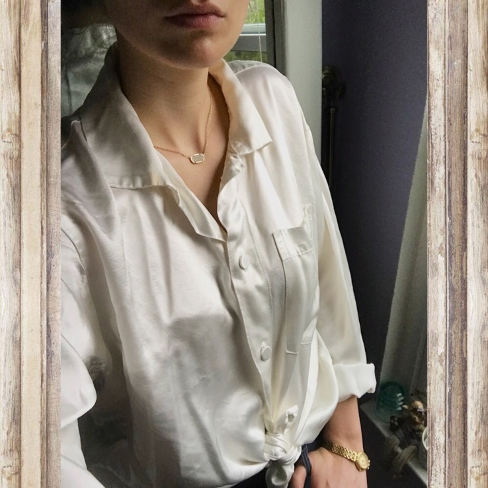 Brillante Satin Blouse